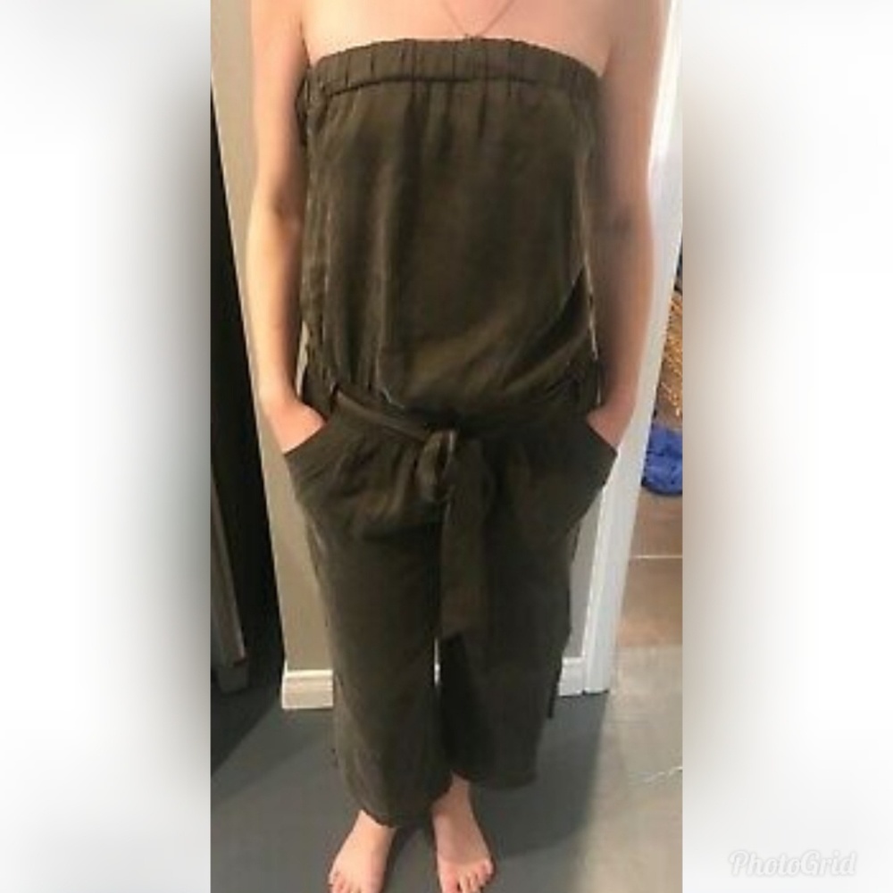 BeBe Tube Top Jumpsuit Romper